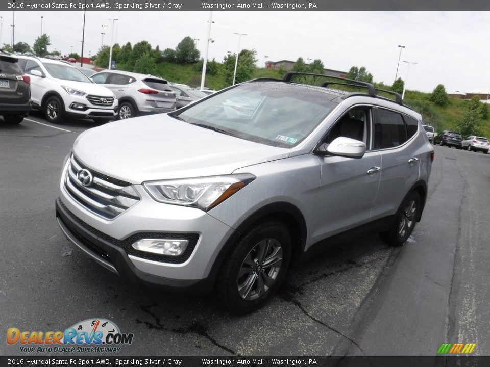 2016 Hyundai Santa Fe Sport AWD Sparkling Silver / Gray Photo #6