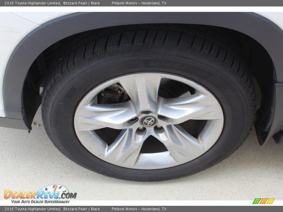 2016 Toyota Highlander Limited Blizzard Pearl / Black Photo #5