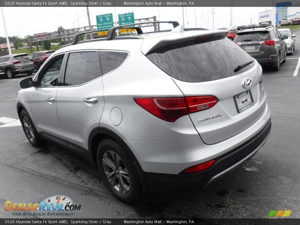 2016 Hyundai Santa Fe Sport AWD Sparkling Silver / Gray Photo #8