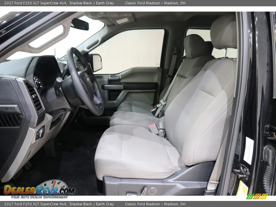 2017 Ford F150 XLT SuperCrew 4x4 Shadow Black / Earth Gray Photo #6