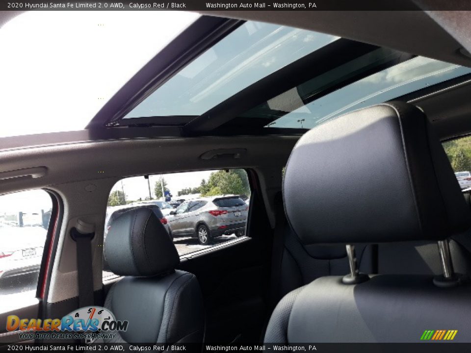 2020 Hyundai Santa Fe Limited 2.0 AWD Calypso Red / Black Photo #34