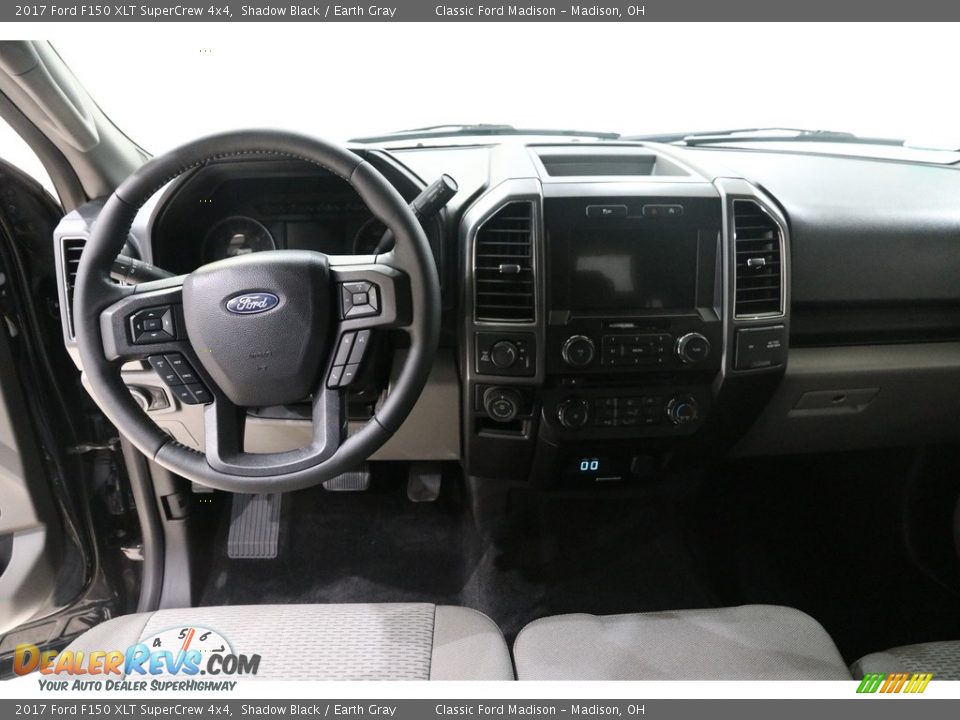 2017 Ford F150 XLT SuperCrew 4x4 Shadow Black / Earth Gray Photo #7