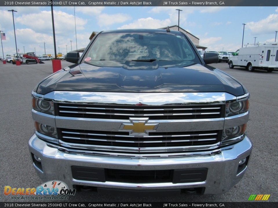 2018 Chevrolet Silverado 2500HD LT Crew Cab Graphite Metallic / Dark Ash/Jet Black Photo #6