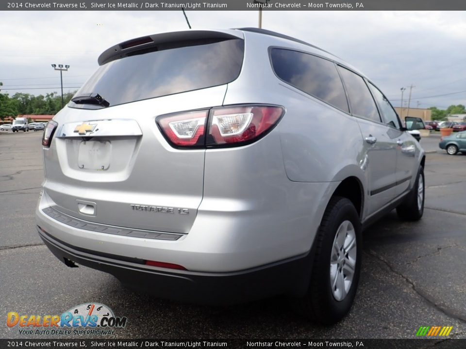 2014 Chevrolet Traverse LS Silver Ice Metallic / Dark Titanium/Light Titanium Photo #8