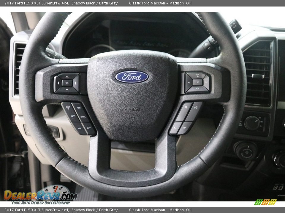2017 Ford F150 XLT SuperCrew 4x4 Shadow Black / Earth Gray Photo #8