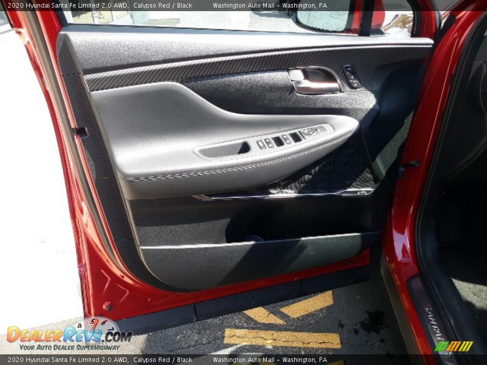 2020 Hyundai Santa Fe Limited 2.0 AWD Calypso Red / Black Photo #36