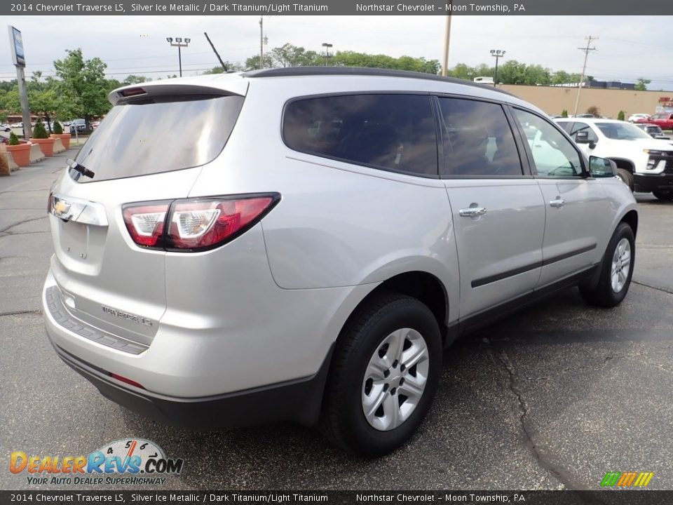 2014 Chevrolet Traverse LS Silver Ice Metallic / Dark Titanium/Light Titanium Photo #9