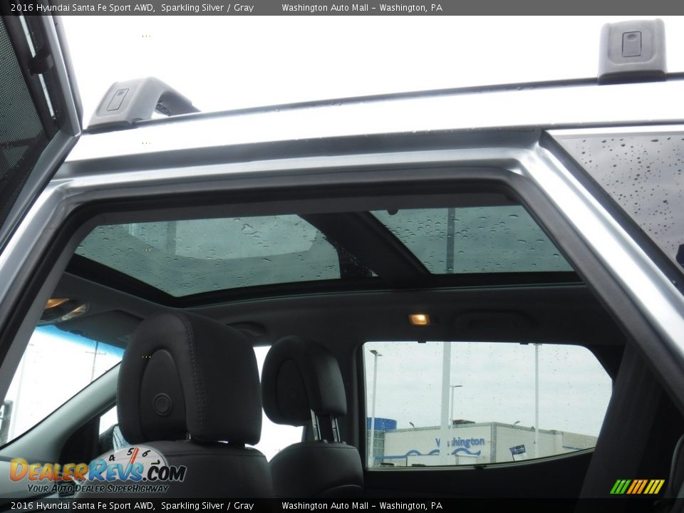 2016 Hyundai Santa Fe Sport AWD Sparkling Silver / Gray Photo #12