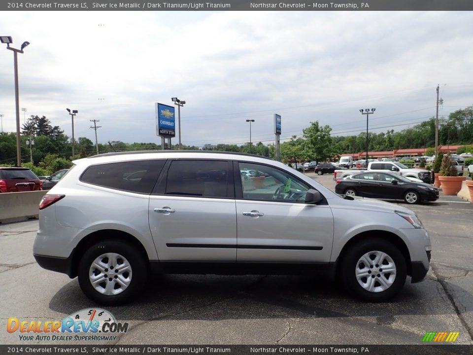 2014 Chevrolet Traverse LS Silver Ice Metallic / Dark Titanium/Light Titanium Photo #10