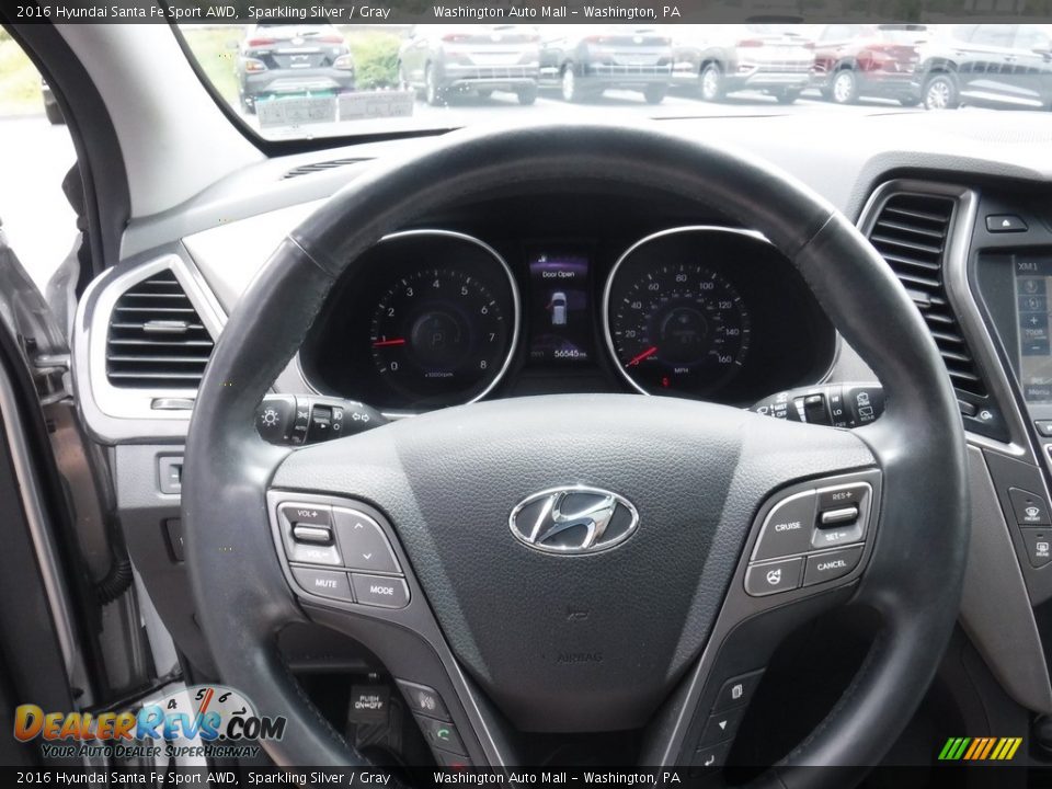 2016 Hyundai Santa Fe Sport AWD Sparkling Silver / Gray Photo #13