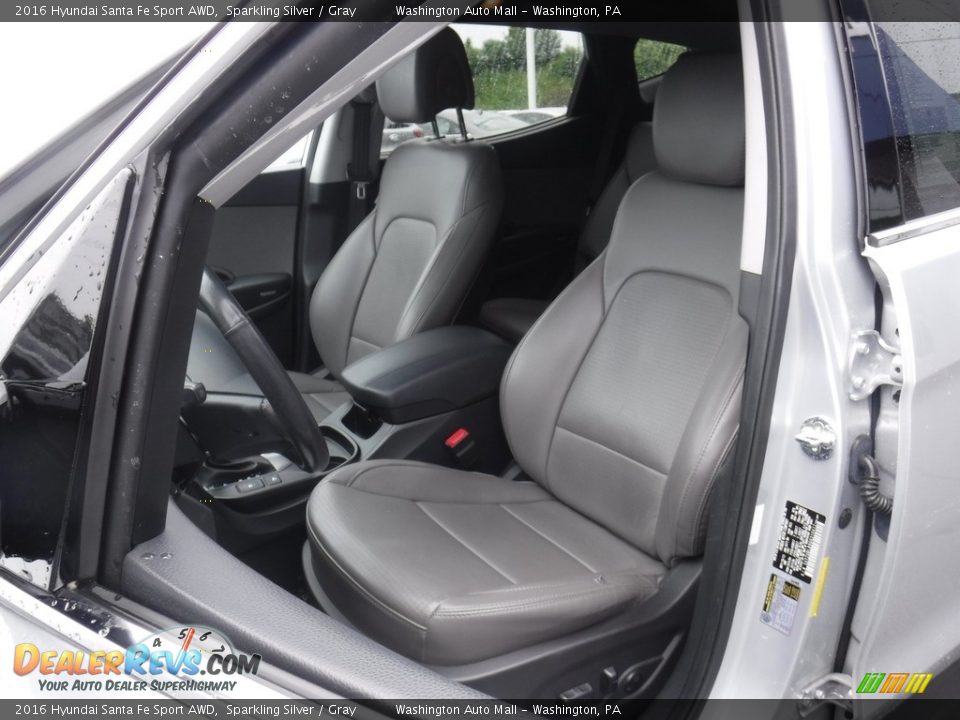 2016 Hyundai Santa Fe Sport AWD Sparkling Silver / Gray Photo #14