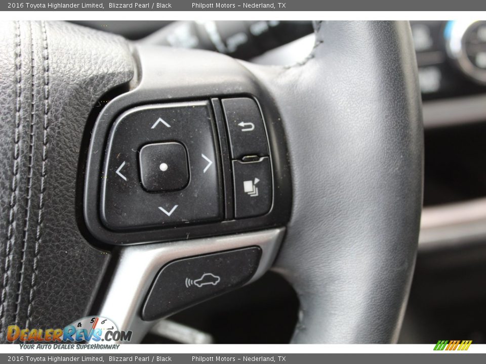 2016 Toyota Highlander Limited Blizzard Pearl / Black Photo #12