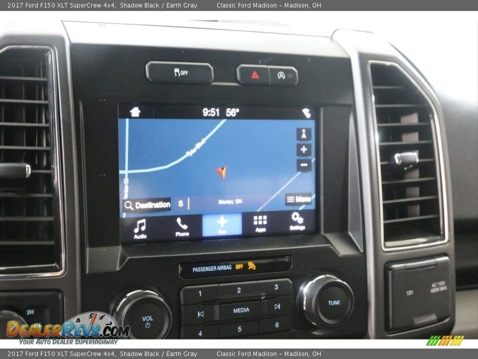 2017 Ford F150 XLT SuperCrew 4x4 Shadow Black / Earth Gray Photo #13