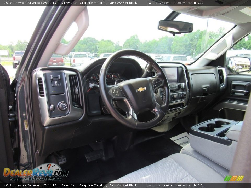 2018 Chevrolet Silverado 2500HD LT Crew Cab Graphite Metallic / Dark Ash/Jet Black Photo #13