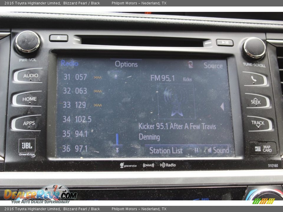 2016 Toyota Highlander Limited Blizzard Pearl / Black Photo #15