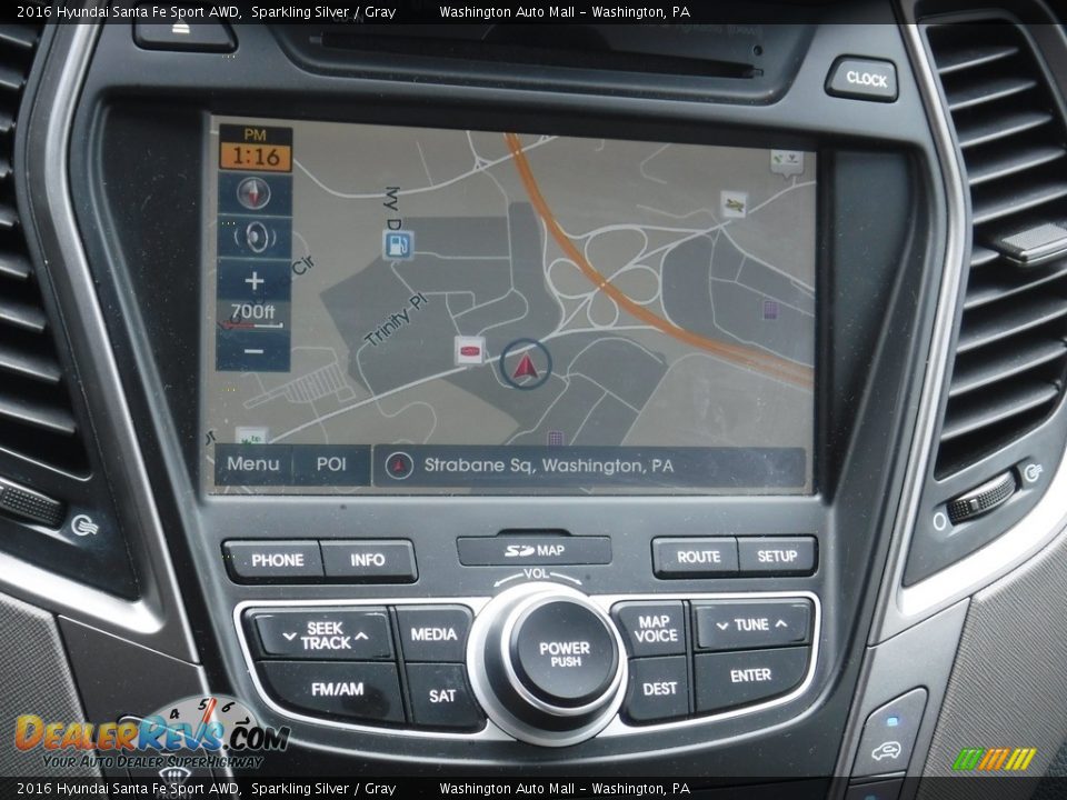 2016 Hyundai Santa Fe Sport AWD Sparkling Silver / Gray Photo #19