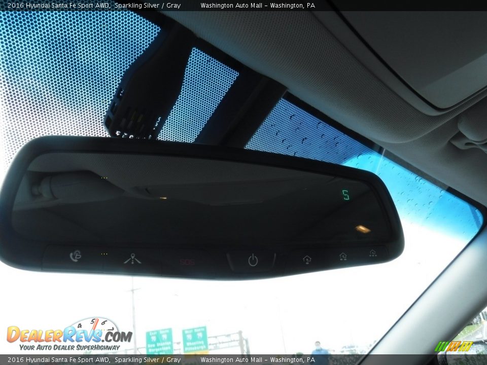 2016 Hyundai Santa Fe Sport AWD Sparkling Silver / Gray Photo #20