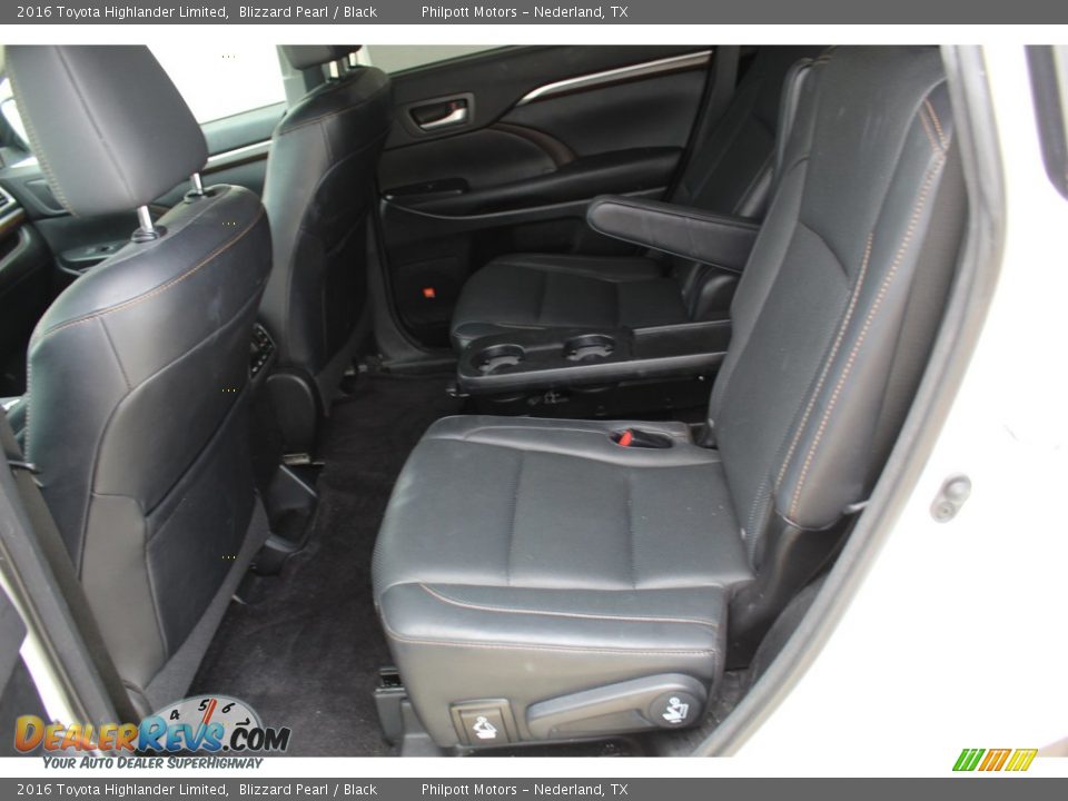 2016 Toyota Highlander Limited Blizzard Pearl / Black Photo #20