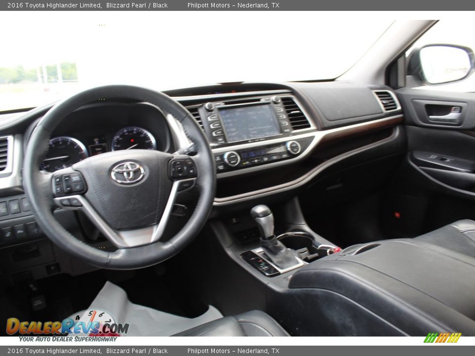 2016 Toyota Highlander Limited Blizzard Pearl / Black Photo #21