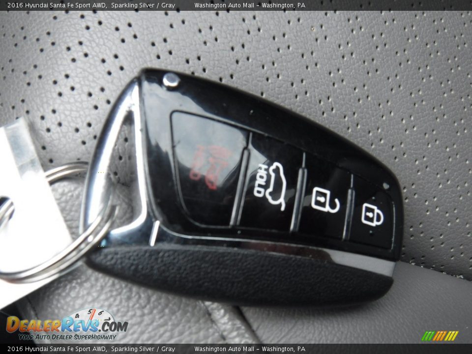 2016 Hyundai Santa Fe Sport AWD Sparkling Silver / Gray Photo #28