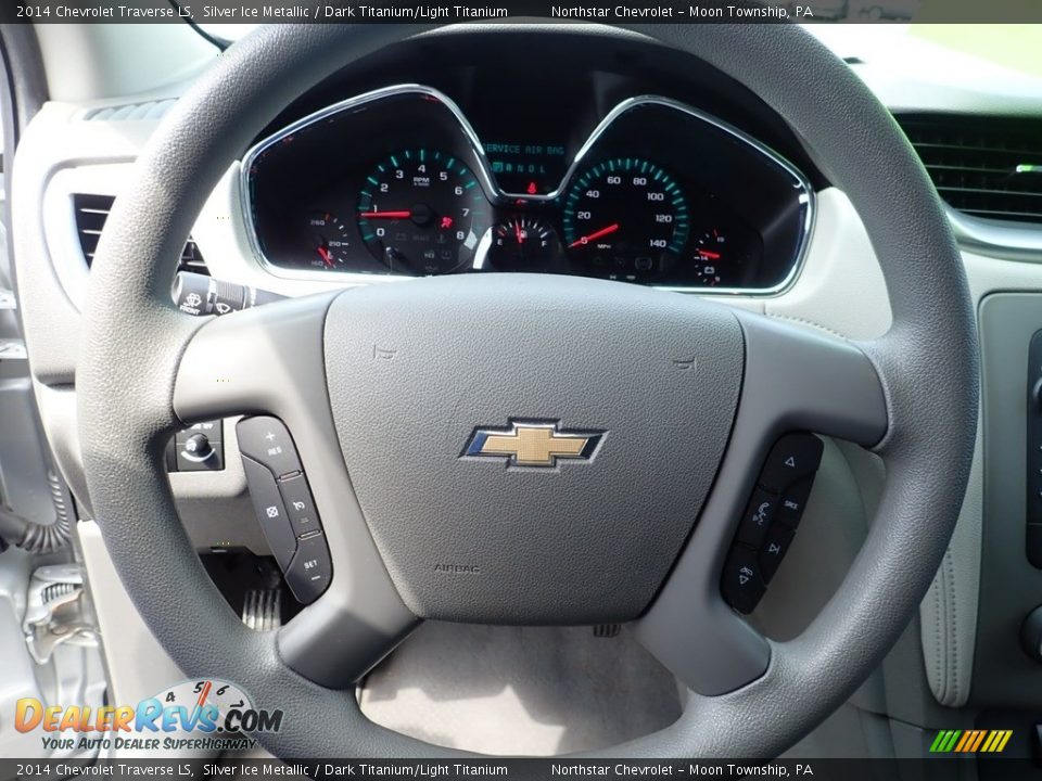 2014 Chevrolet Traverse LS Silver Ice Metallic / Dark Titanium/Light Titanium Photo #26
