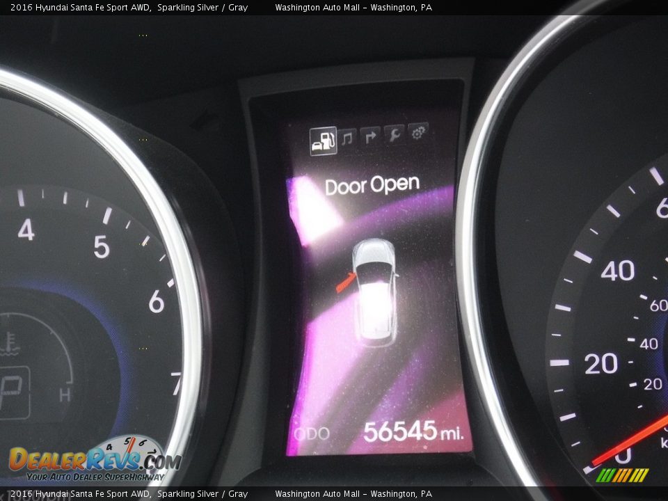 2016 Hyundai Santa Fe Sport AWD Sparkling Silver / Gray Photo #30