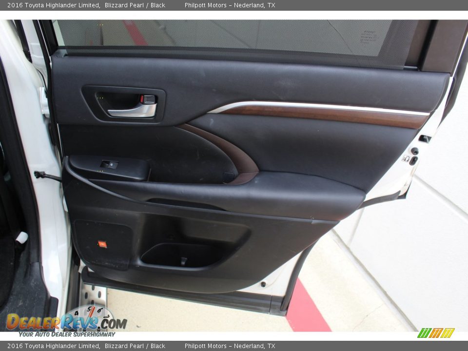 2016 Toyota Highlander Limited Blizzard Pearl / Black Photo #25