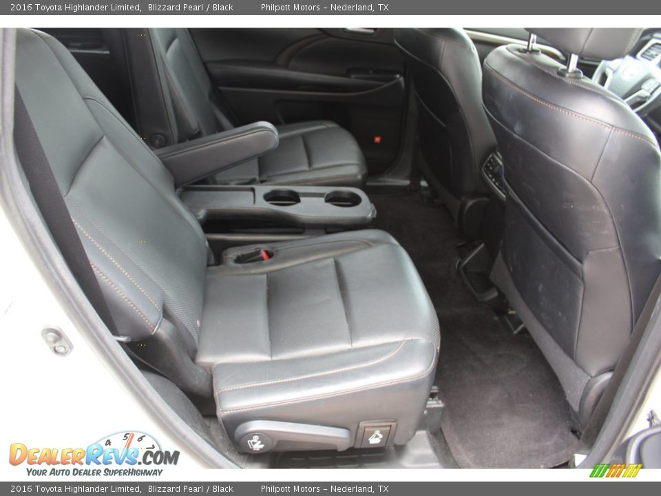2016 Toyota Highlander Limited Blizzard Pearl / Black Photo #26