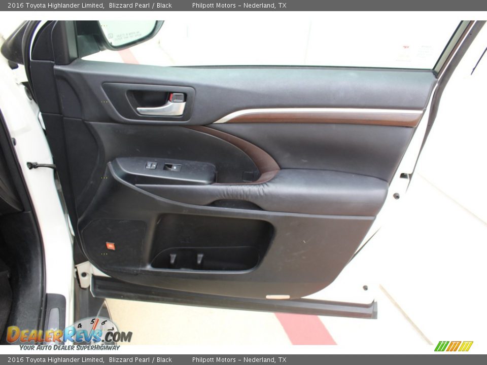2016 Toyota Highlander Limited Blizzard Pearl / Black Photo #27