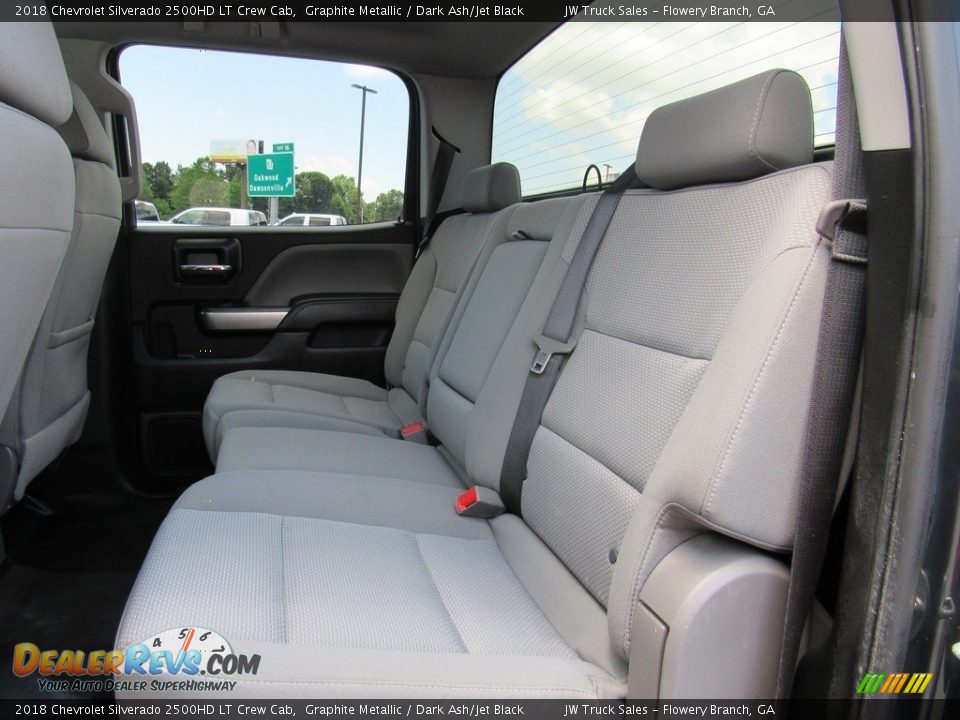 Rear Seat of 2018 Chevrolet Silverado 2500HD LT Crew Cab Photo #26