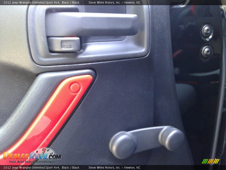 2012 Jeep Wrangler Unlimited Sport 4x4 Black / Black Photo #12