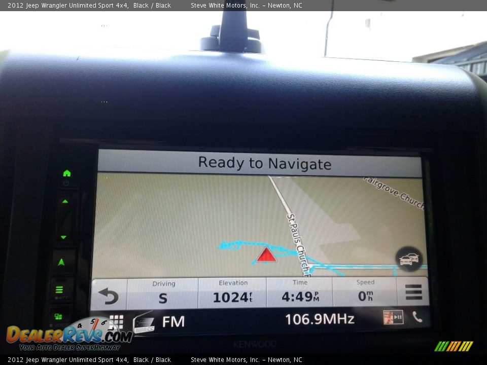 2012 Jeep Wrangler Unlimited Sport 4x4 Black / Black Photo #23