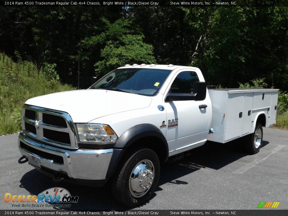 2014 Ram 4500 Tradesman Regular Cab 4x4 Chassis Bright White / Black/Diesel Gray Photo #2