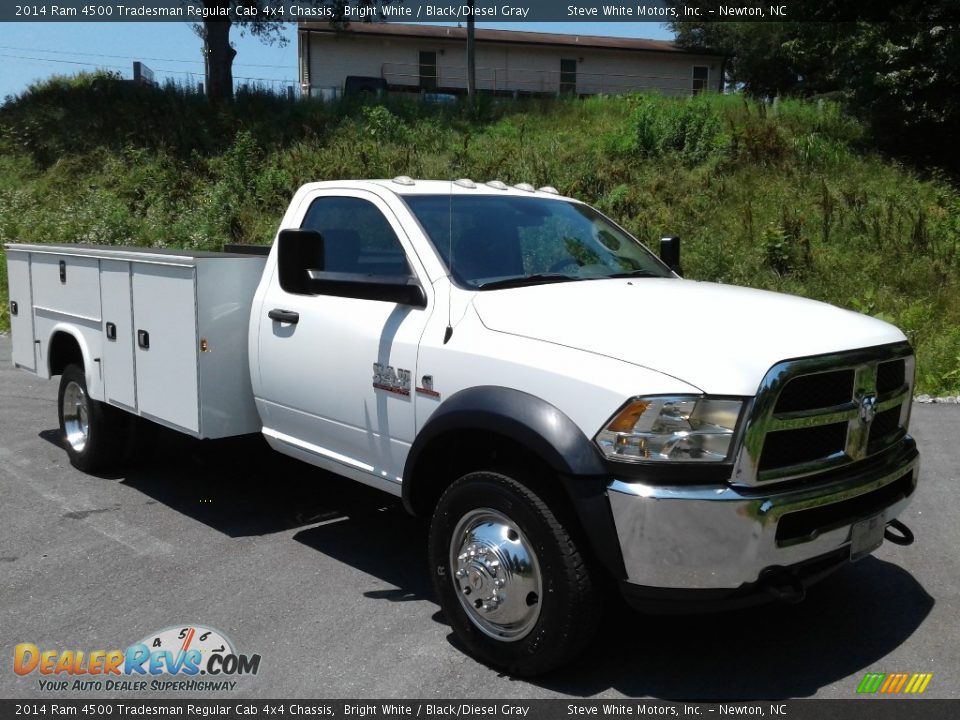 2014 Ram 4500 Tradesman Regular Cab 4x4 Chassis Bright White / Black/Diesel Gray Photo #4