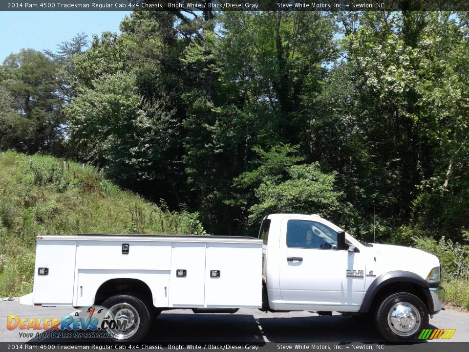 2014 Ram 4500 Tradesman Regular Cab 4x4 Chassis Bright White / Black/Diesel Gray Photo #5