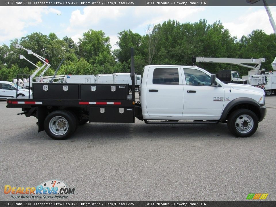 2014 Ram 2500 Tradesman Crew Cab 4x4 Bright White / Black/Diesel Gray Photo #6