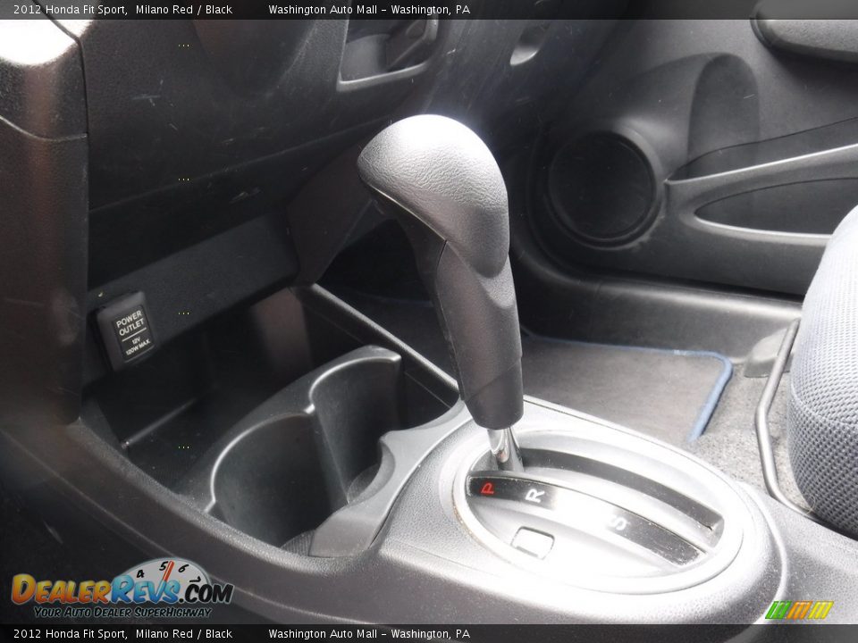2012 Honda Fit Sport Milano Red / Black Photo #12
