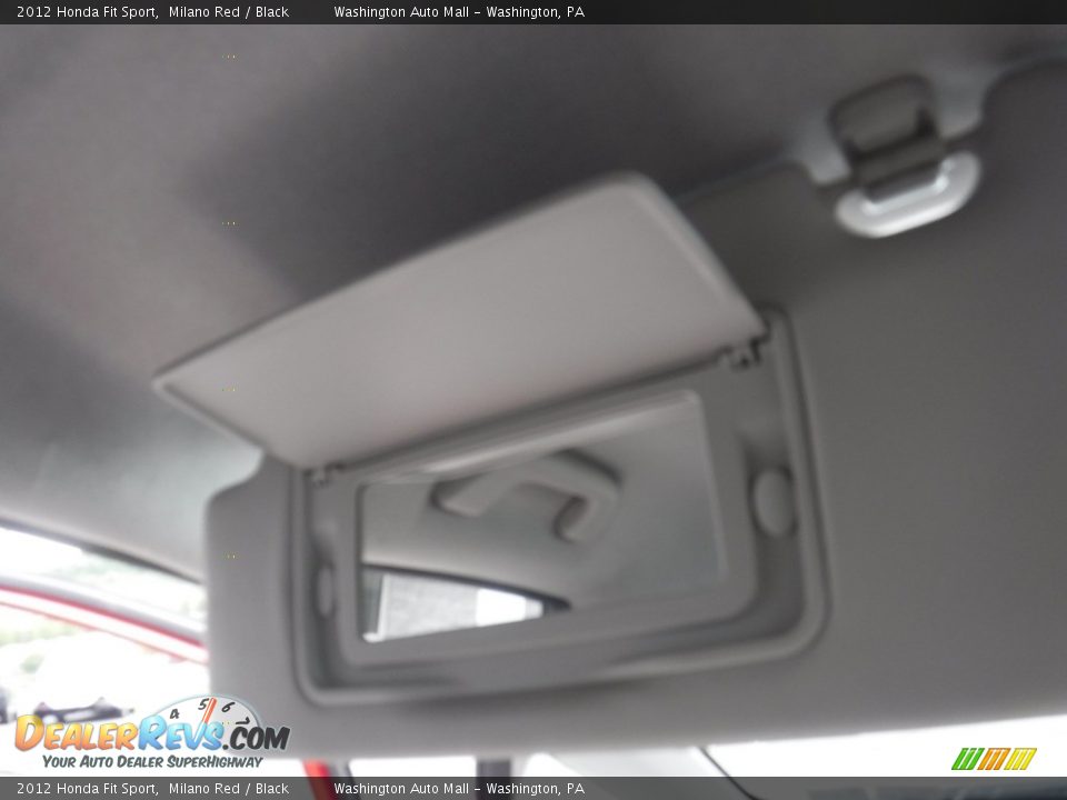 2012 Honda Fit Sport Milano Red / Black Photo #16