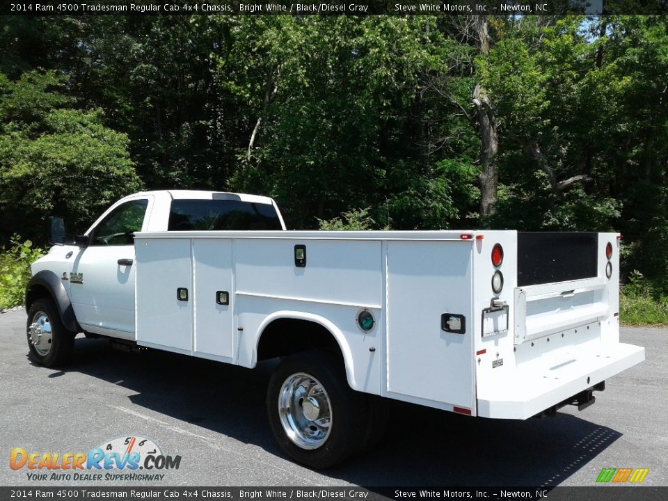 2014 Ram 4500 Tradesman Regular Cab 4x4 Chassis Bright White / Black/Diesel Gray Photo #13