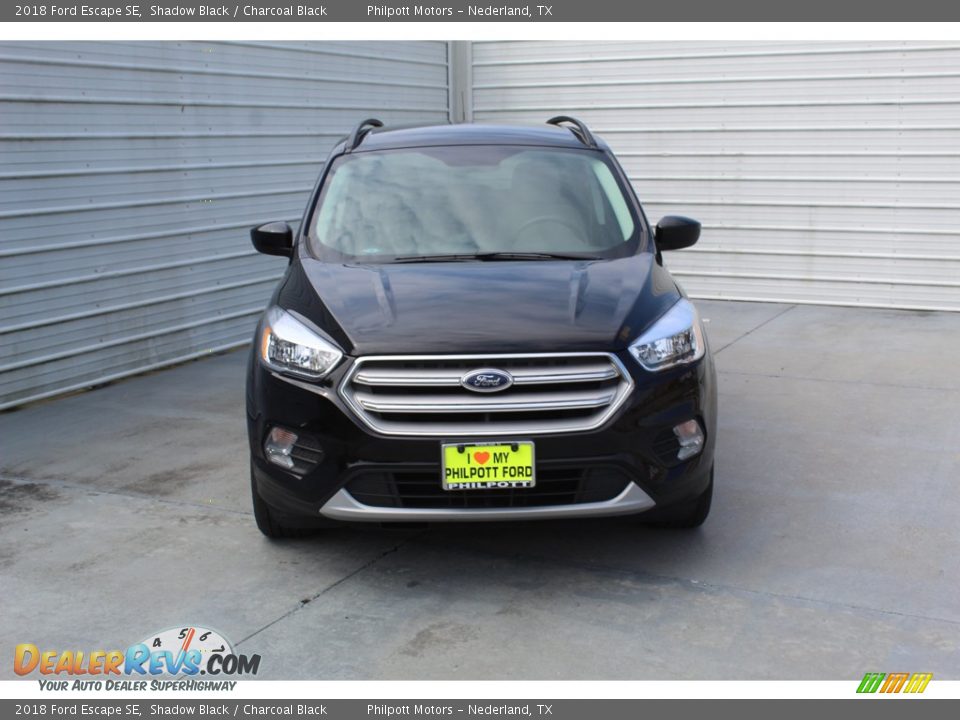 2018 Ford Escape SE Shadow Black / Charcoal Black Photo #3