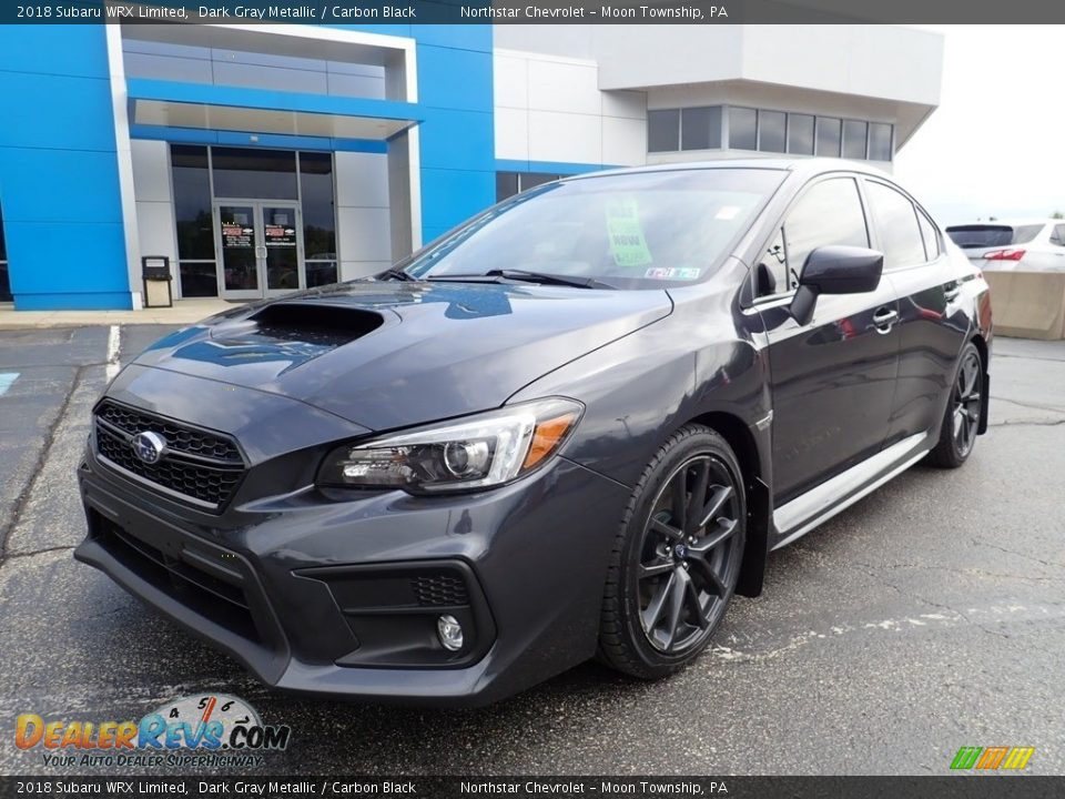 2018 Subaru WRX Limited Dark Gray Metallic / Carbon Black Photo #2