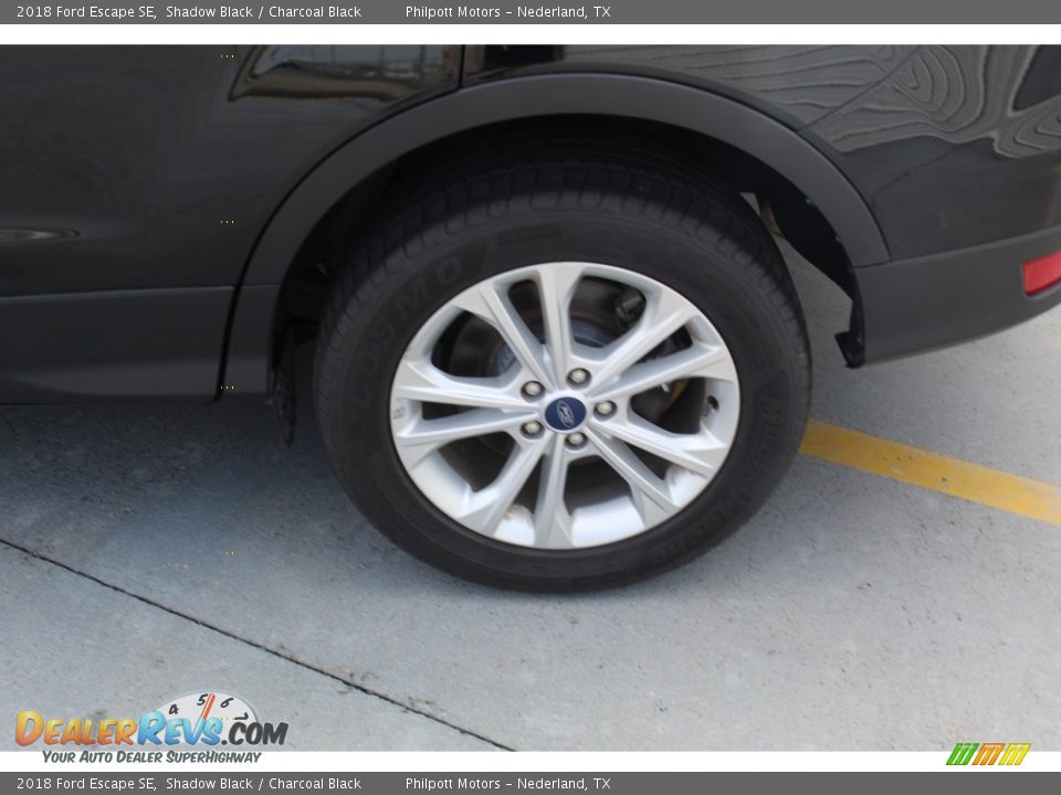 2018 Ford Escape SE Shadow Black / Charcoal Black Photo #6