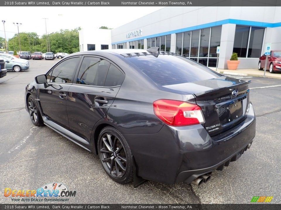 2018 Subaru WRX Limited Dark Gray Metallic / Carbon Black Photo #4