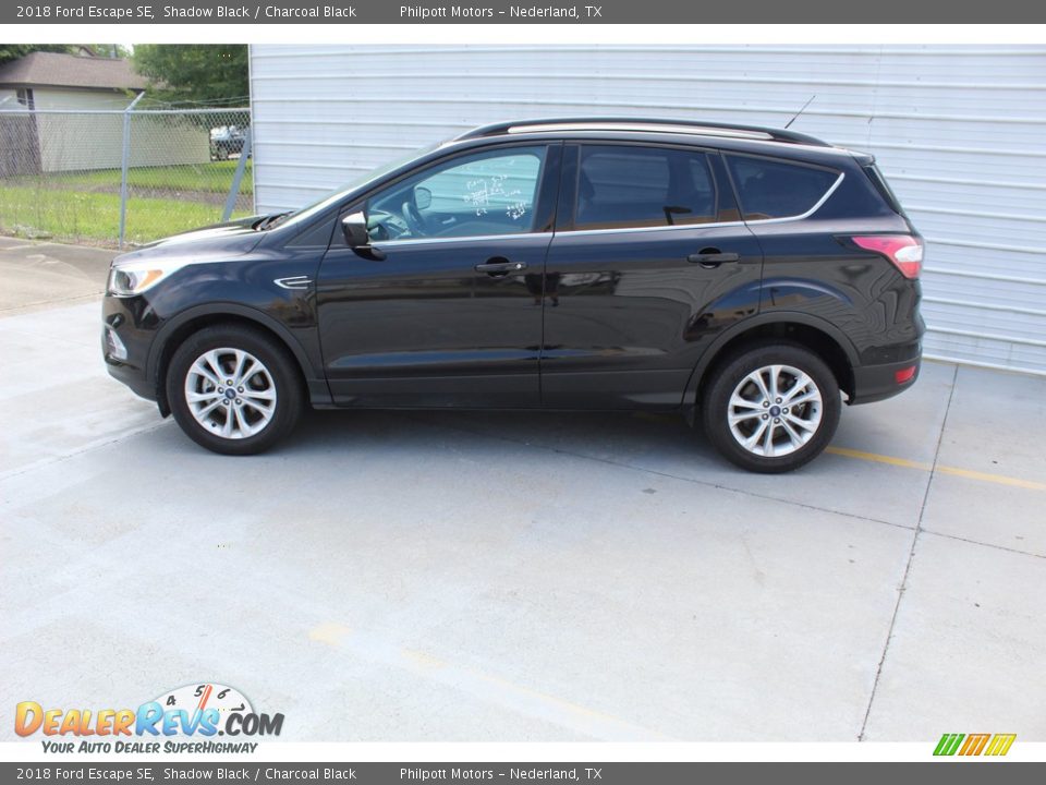 2018 Ford Escape SE Shadow Black / Charcoal Black Photo #7