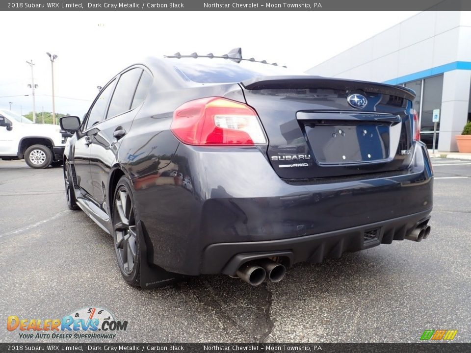 2018 Subaru WRX Limited Dark Gray Metallic / Carbon Black Photo #5