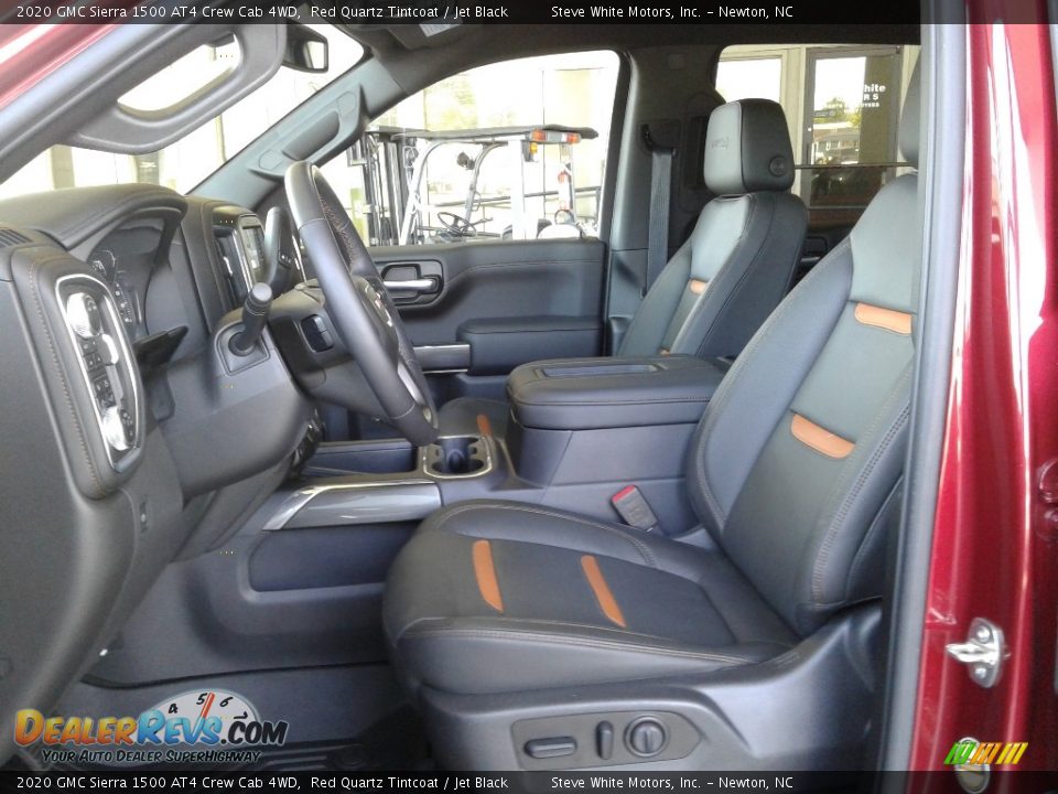Jet Black Interior - 2020 GMC Sierra 1500 AT4 Crew Cab 4WD Photo #14