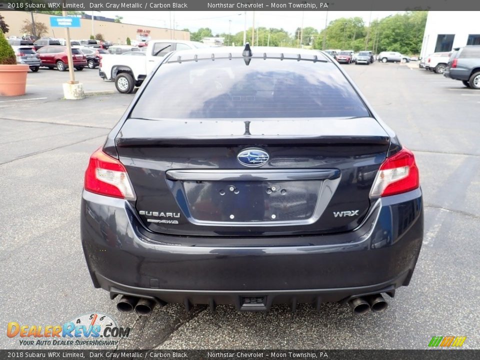 2018 Subaru WRX Limited Dark Gray Metallic / Carbon Black Photo #6