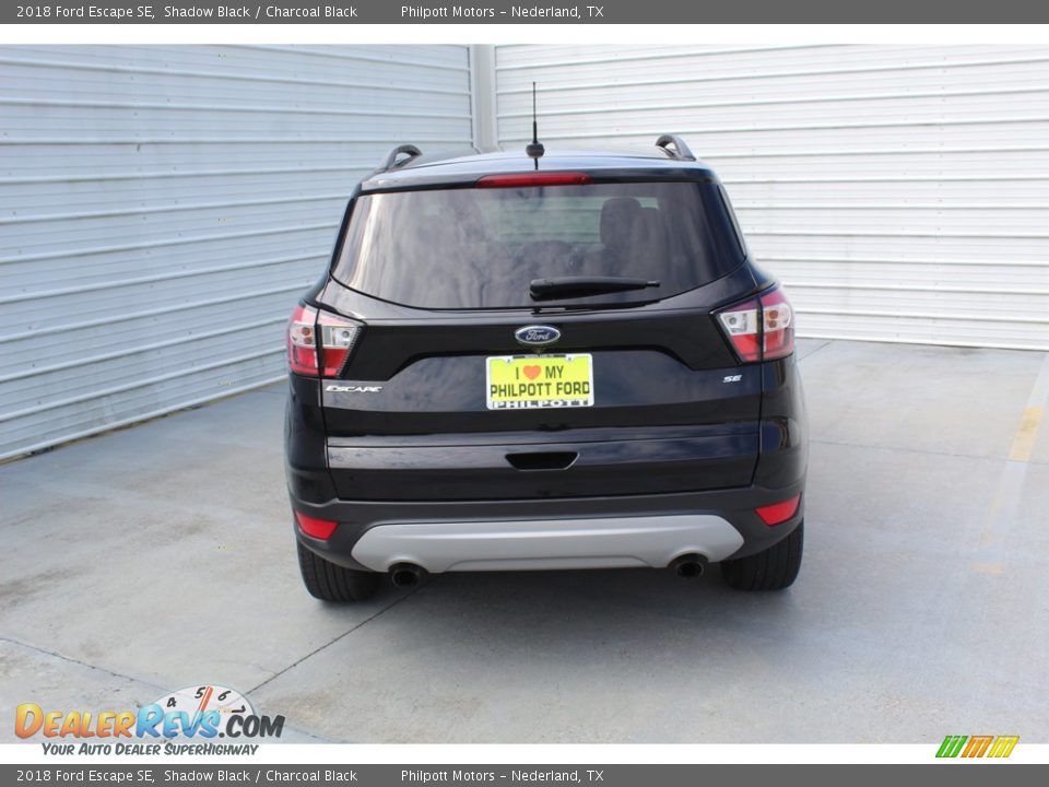 2018 Ford Escape SE Shadow Black / Charcoal Black Photo #9