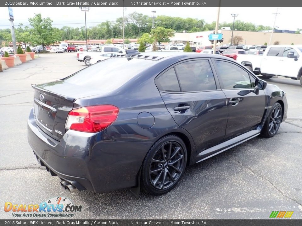 2018 Subaru WRX Limited Dark Gray Metallic / Carbon Black Photo #8