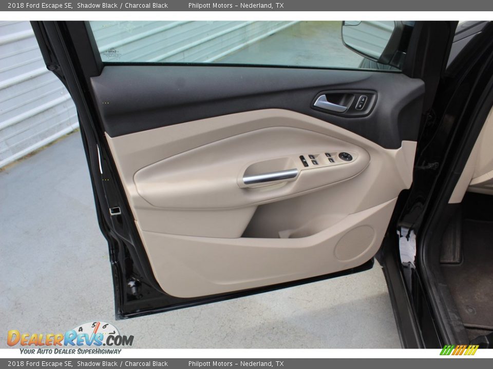 2018 Ford Escape SE Shadow Black / Charcoal Black Photo #11